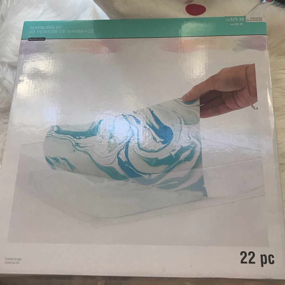 Michaels DIY 🎨 Marble Paper Craft Project Kit